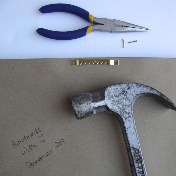 Frame your finished embroidery: finishing the back of the frame
