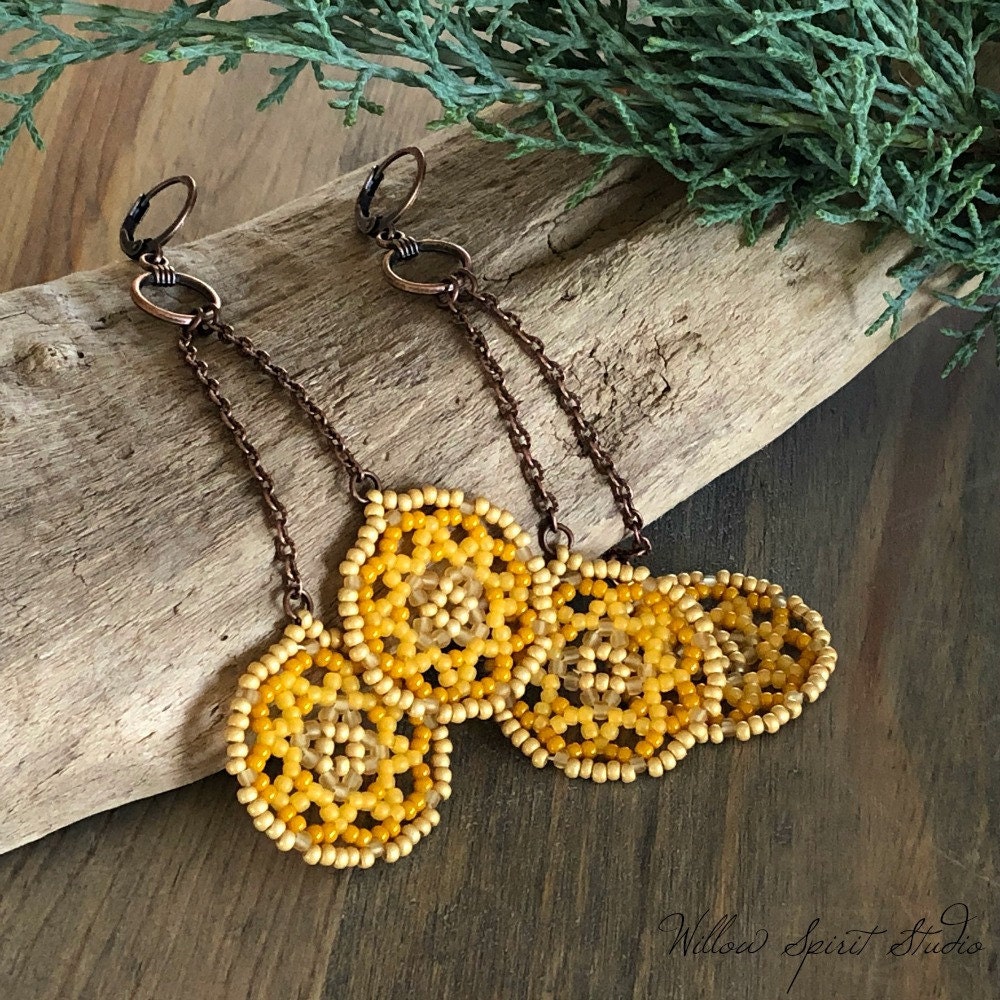 Dancing Aspen Leaves Dangle Earrings