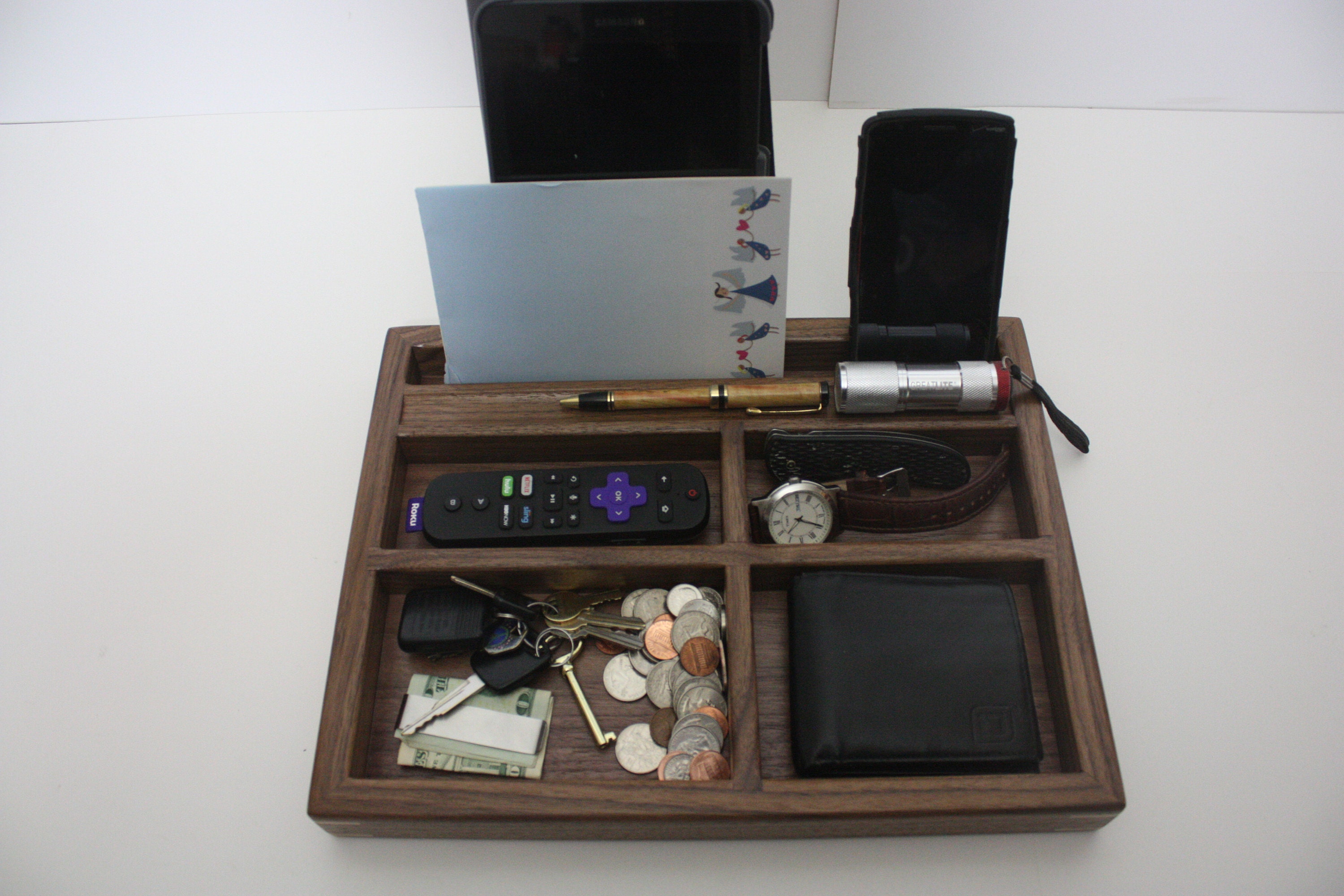 Mens Valet Tray Box