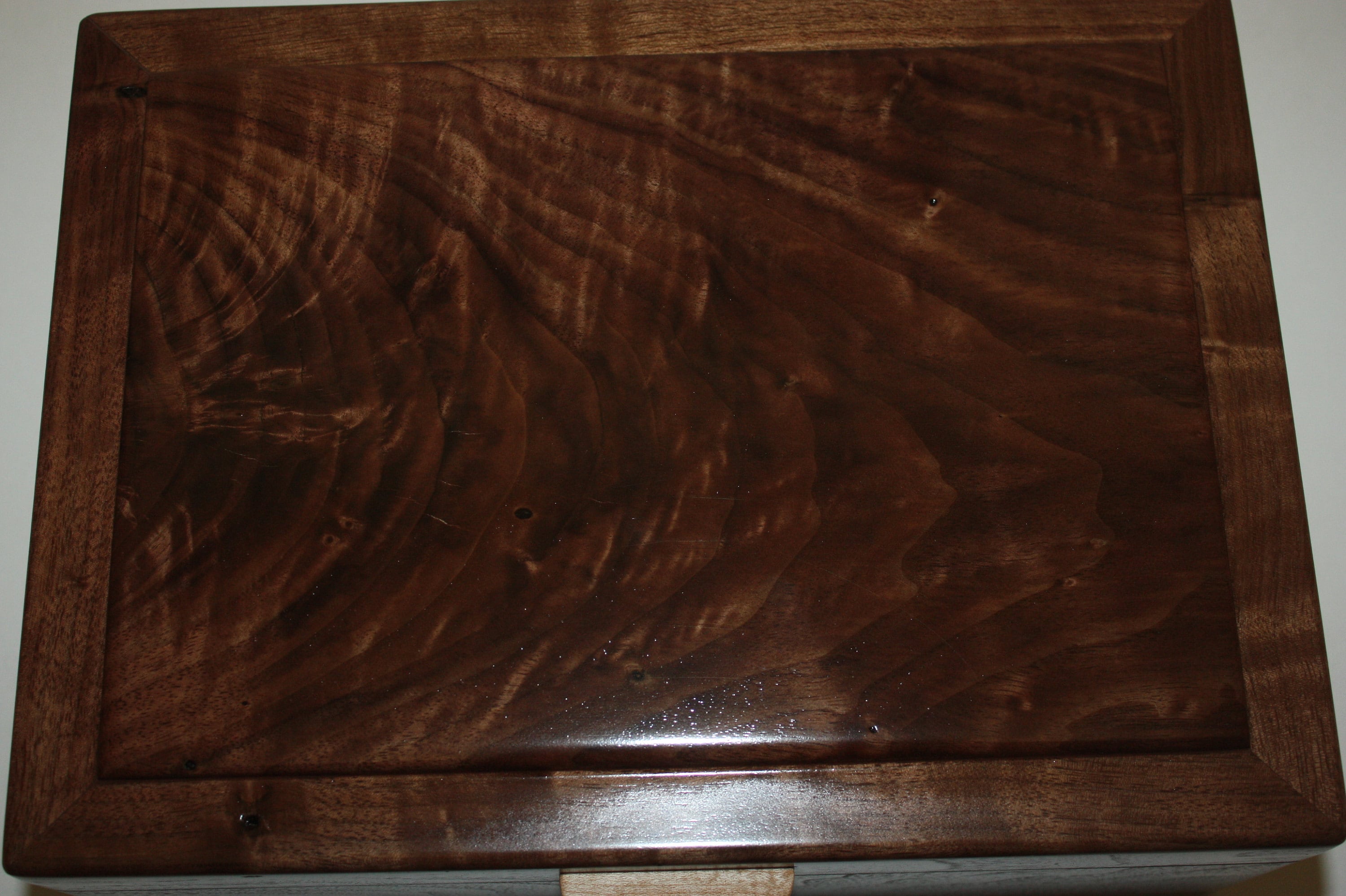 Walnut Burl Lid on Handmade Box
