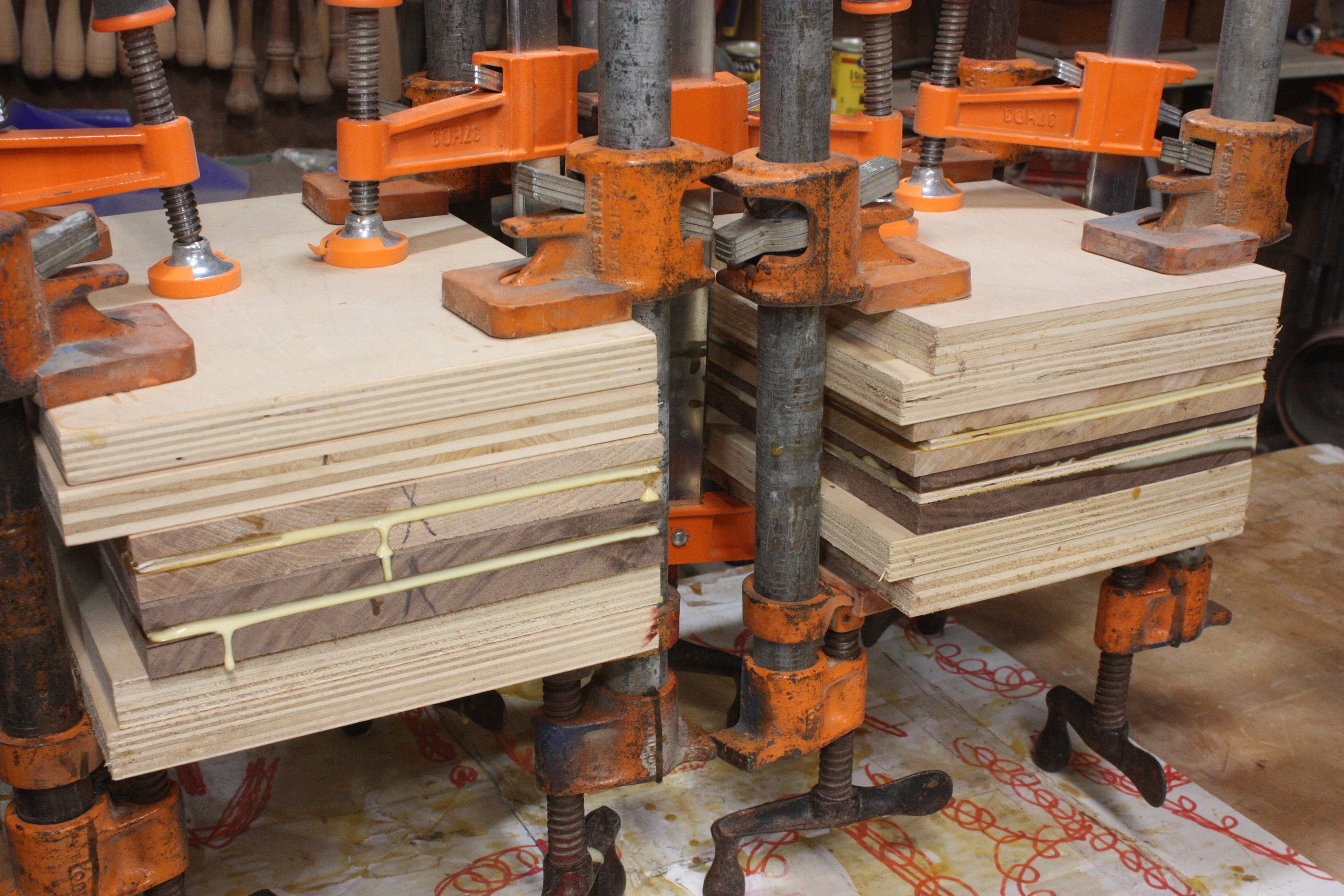 Locking Box Lids Glued Up