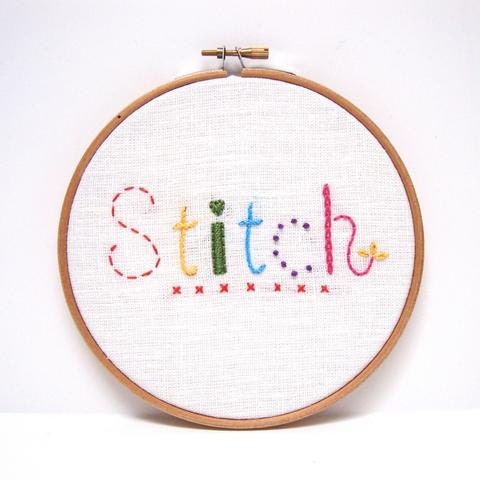 I Heart Stitch Art: embroidery practice sampler
