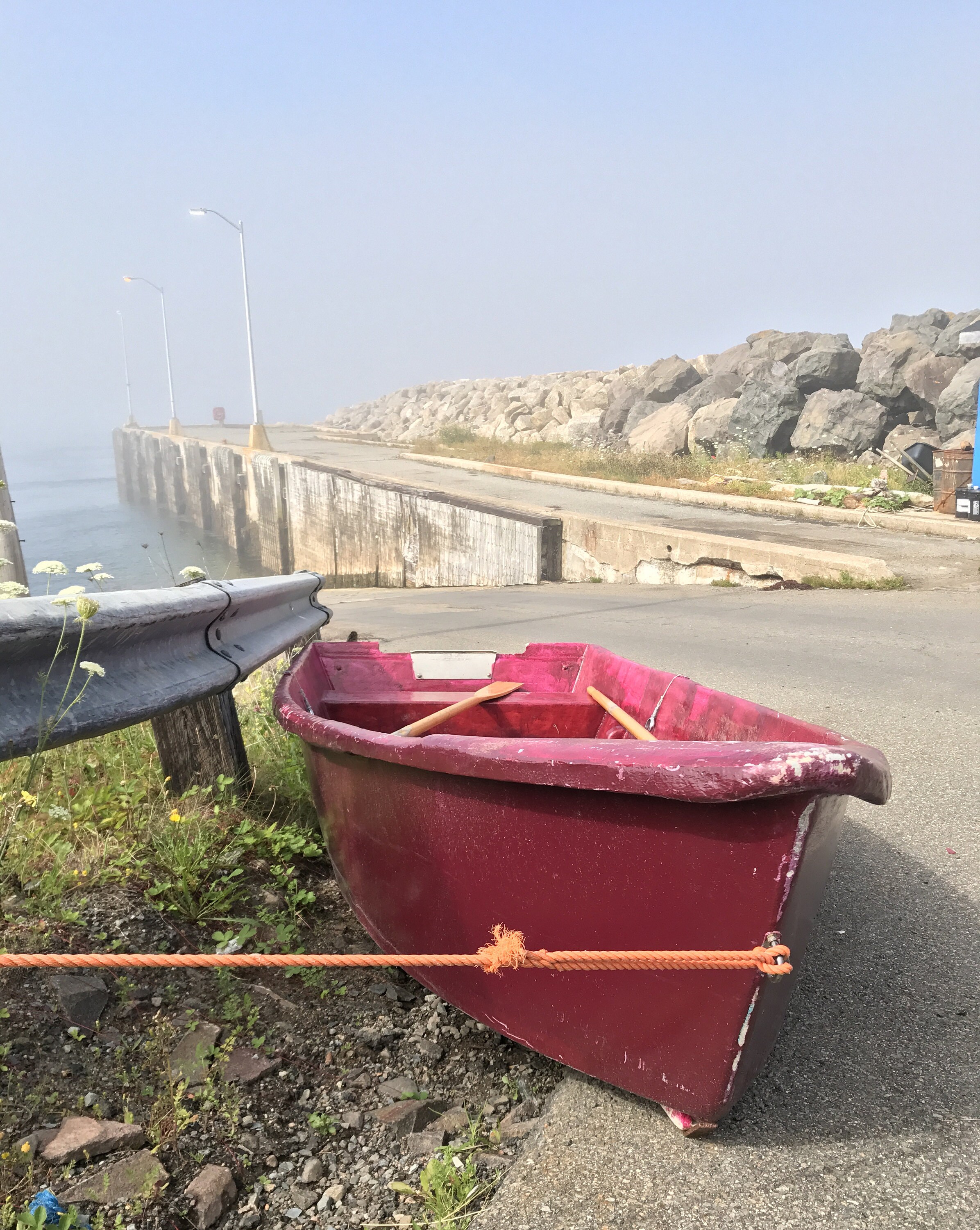 Dory by ferry to Brier Island for sea glass hunting, nova scotia