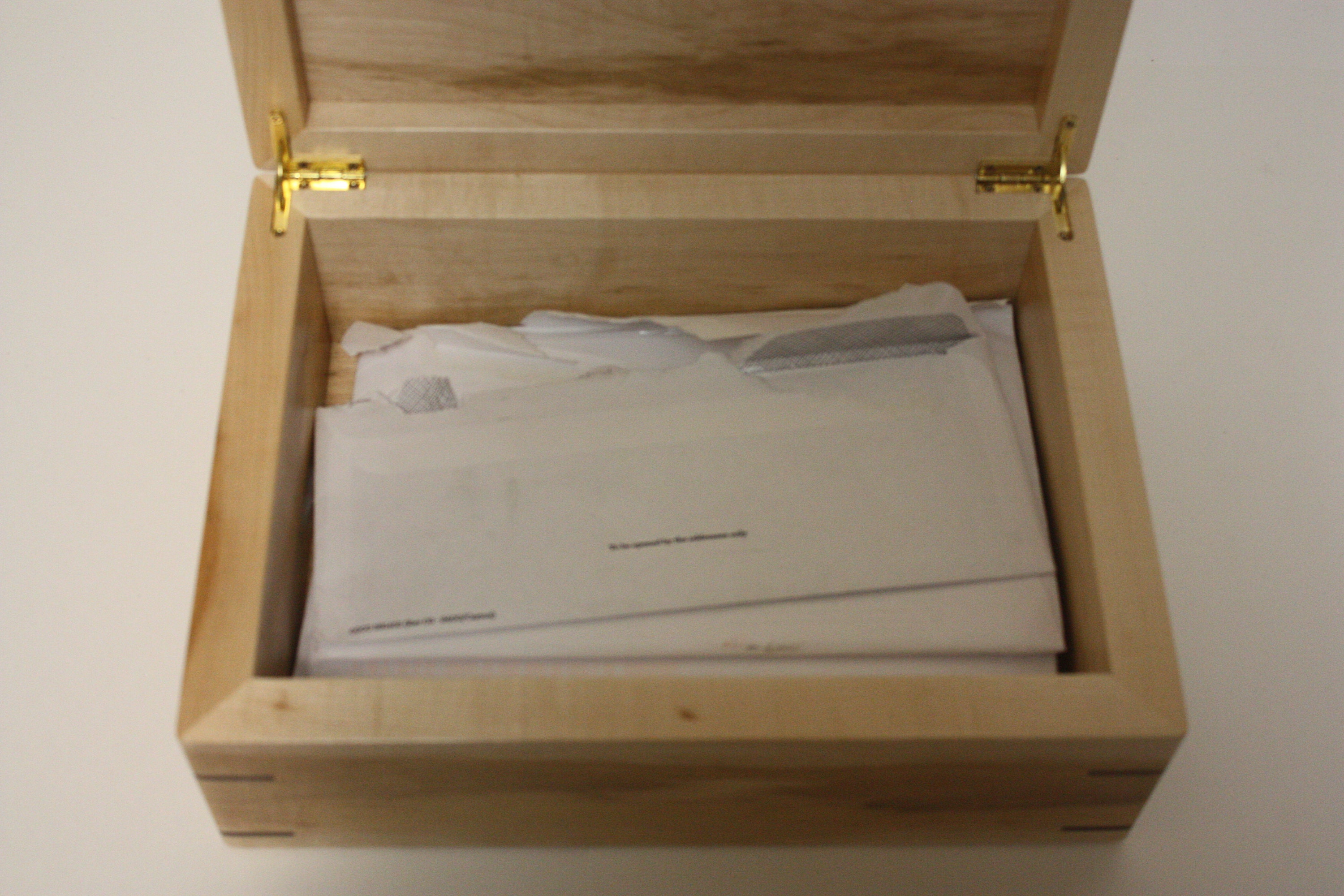 Large Handmade Stationary Box For Sale