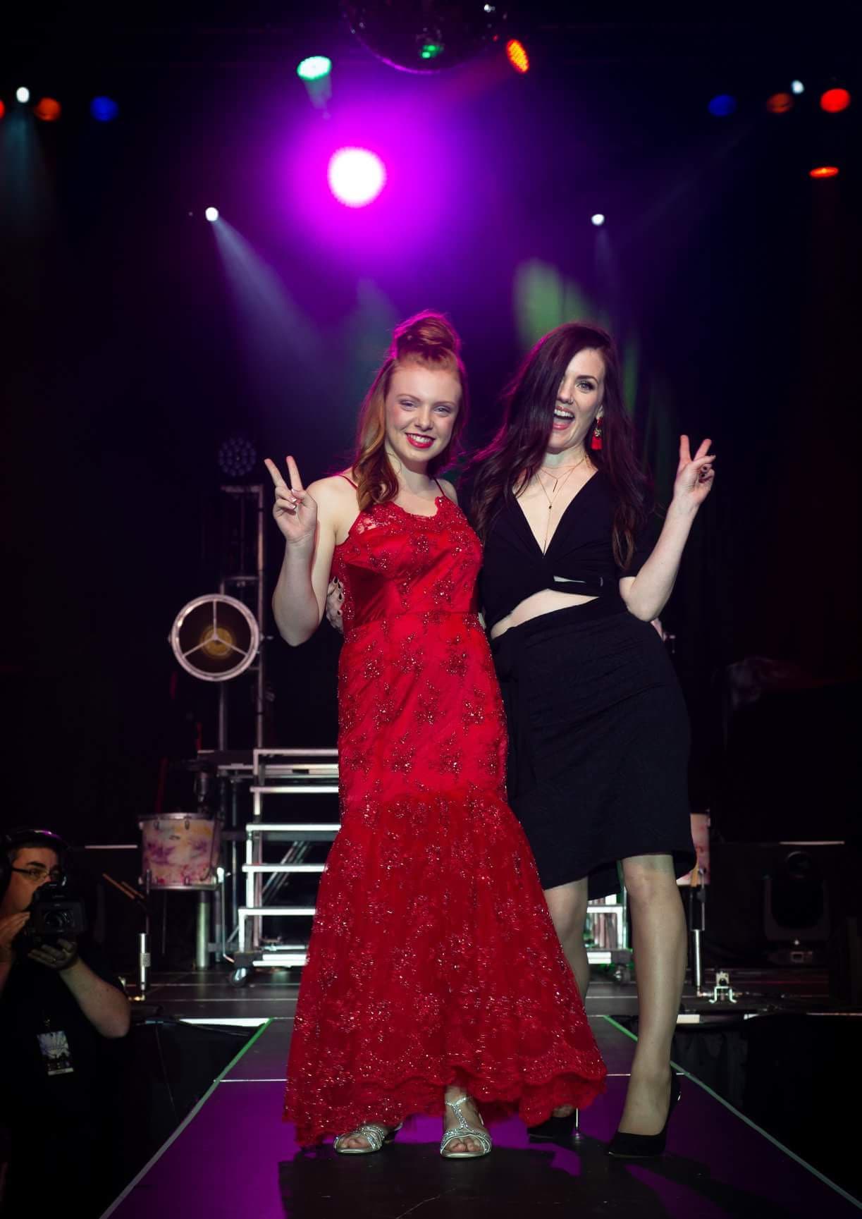 Lindsay, left. Designer, Chavah Lindsay, right.