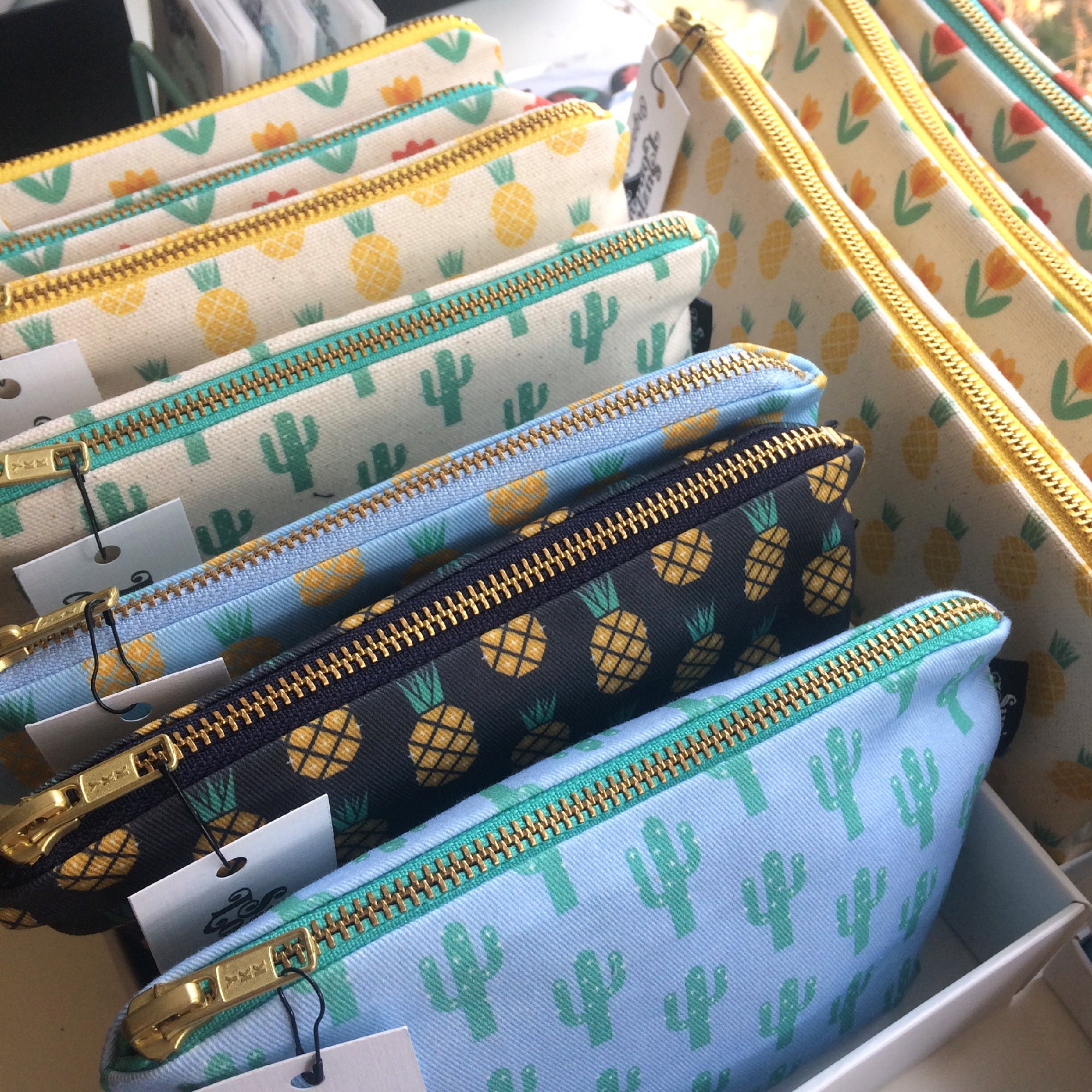 Suzie London zip pouches at Nest in Crouch End