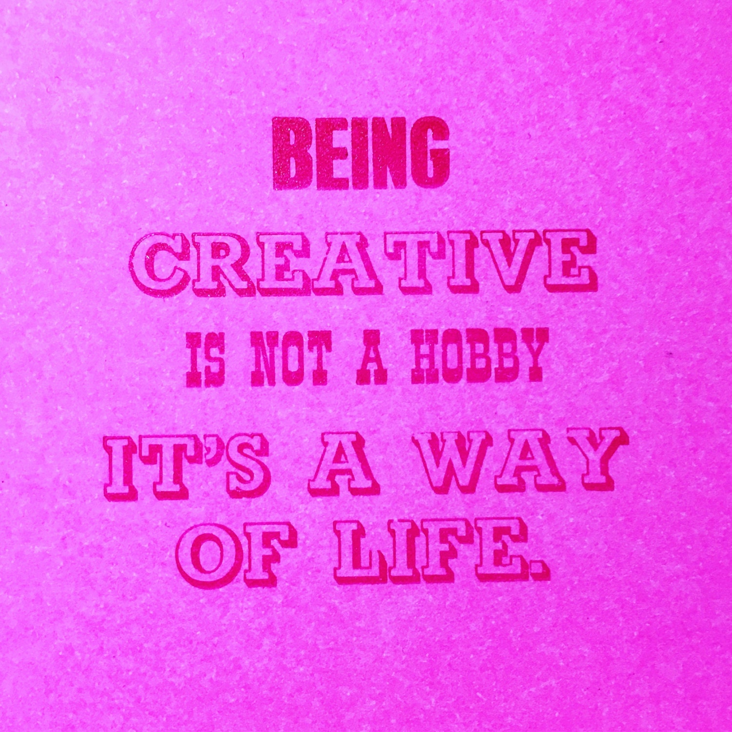Creativity print