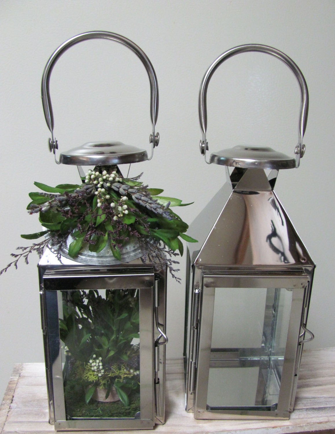 Small Lanterns that Hang Used At Weddings for Ceremony or Reception Decor