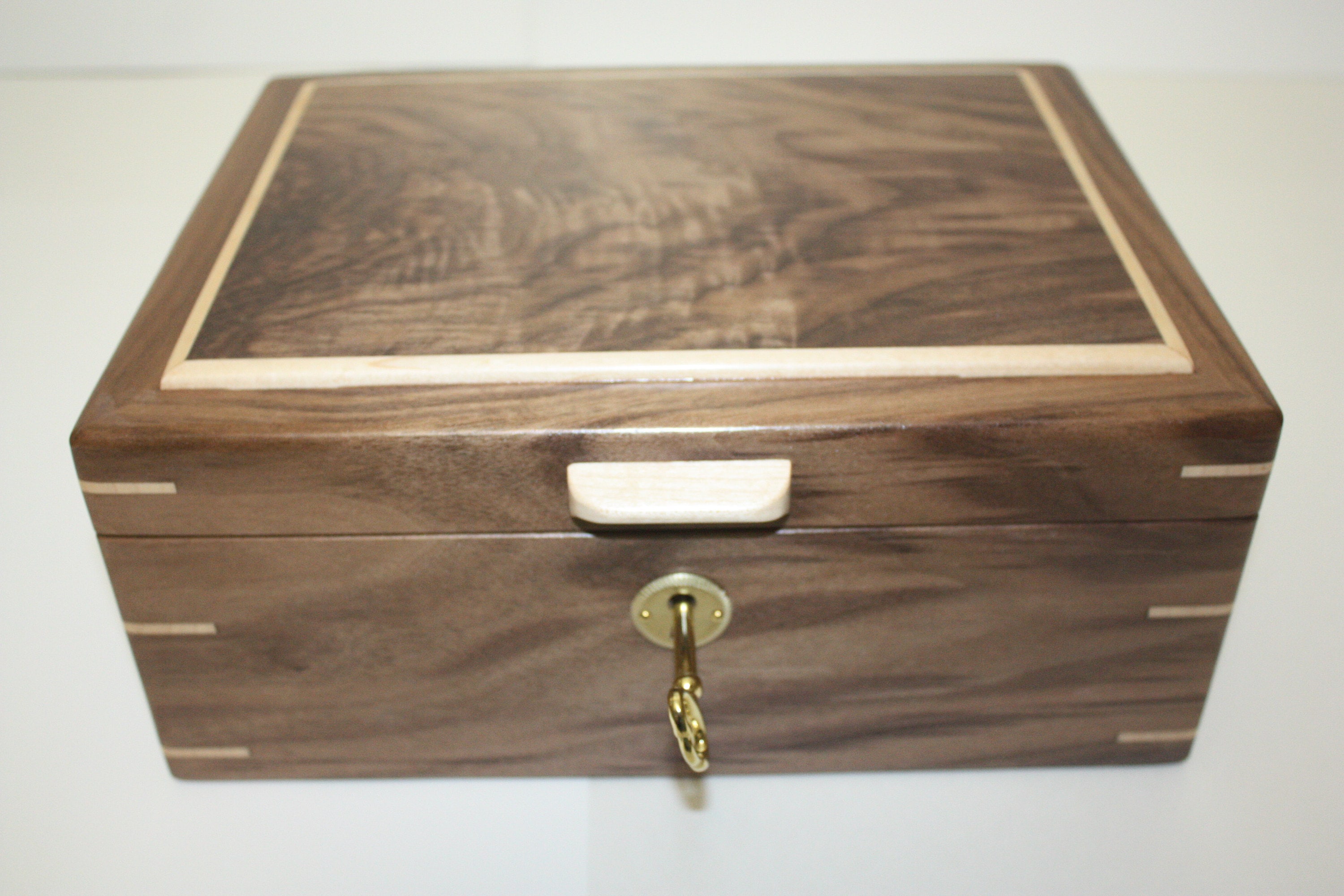 Handmade Locking Wood Box