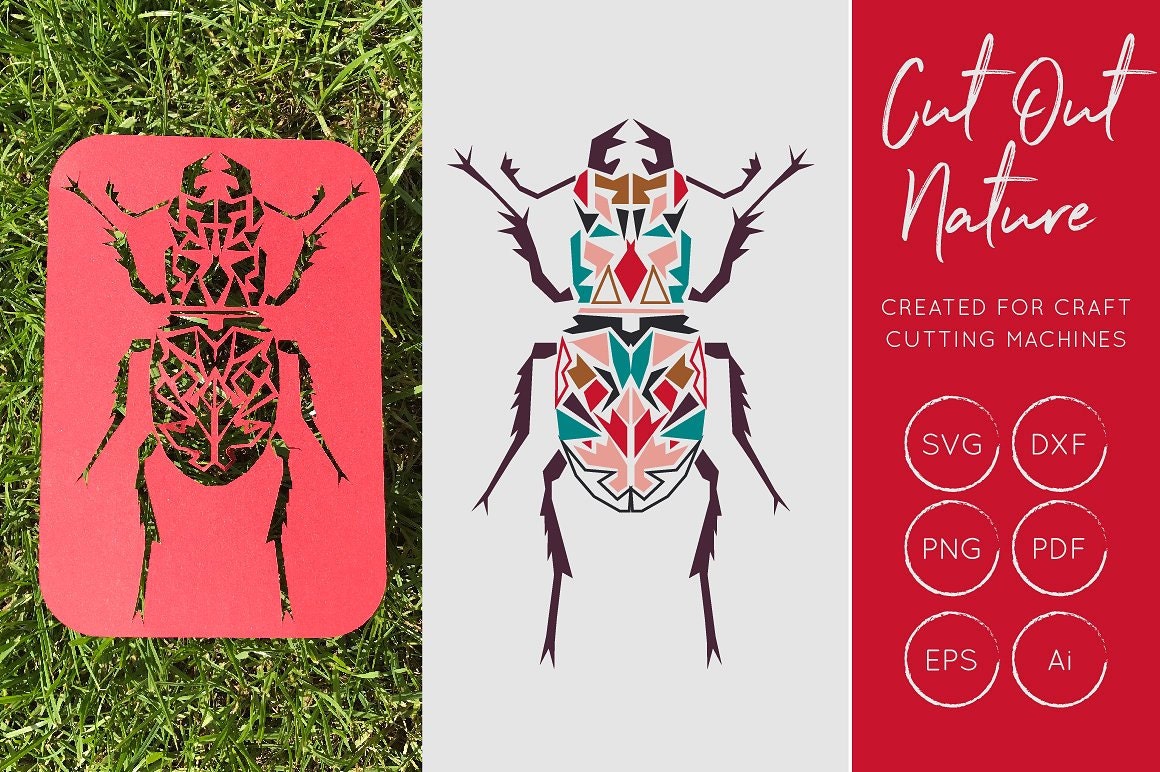 Beetle svg cut file