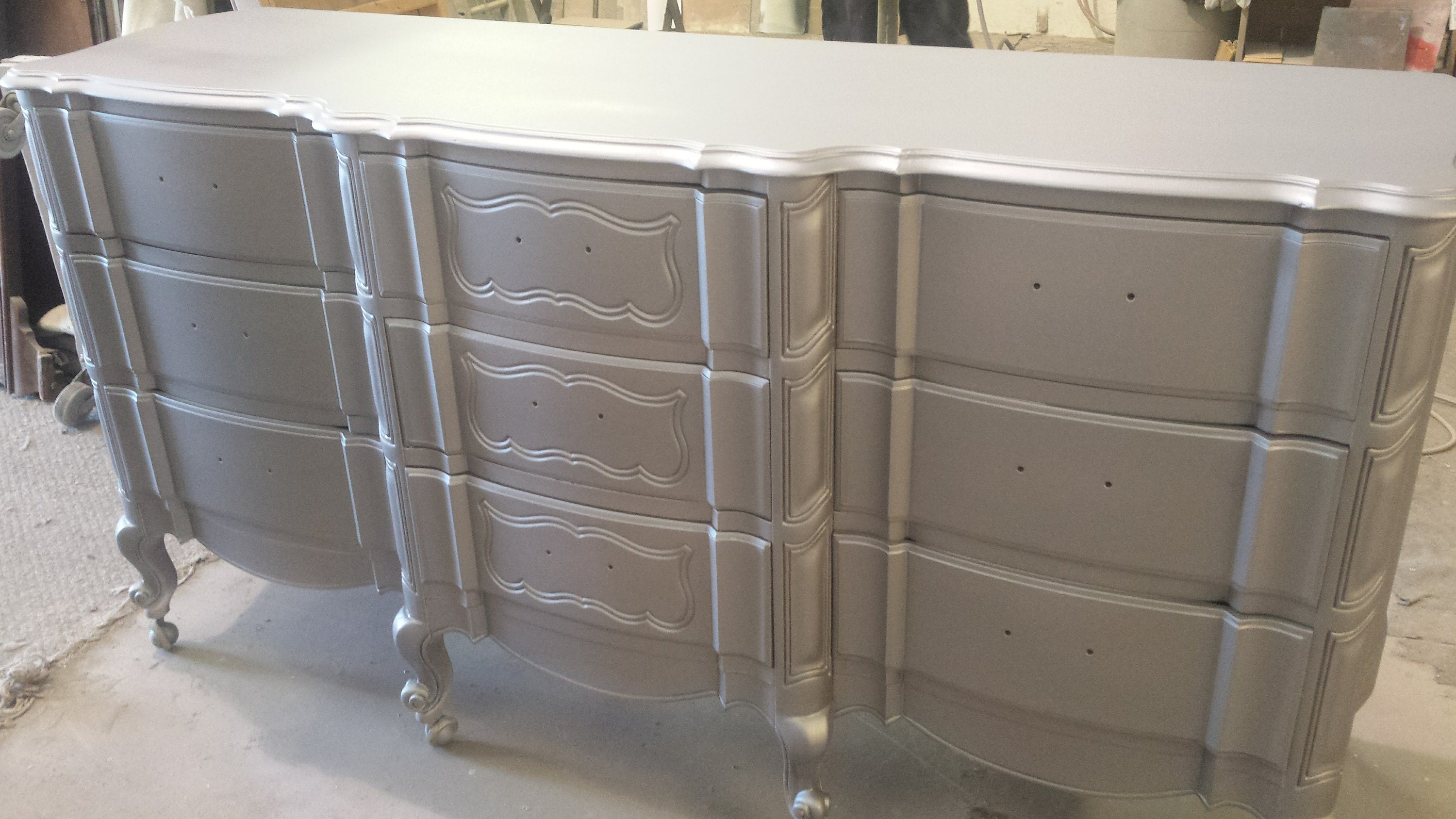 metallic, vintage, bedroom, furniture, shabby chic, french, france, furniture