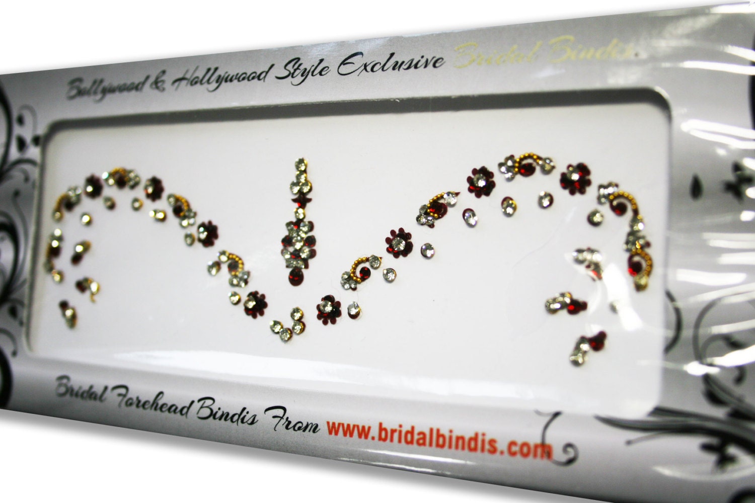 Maroon Bridal Bindi Designs