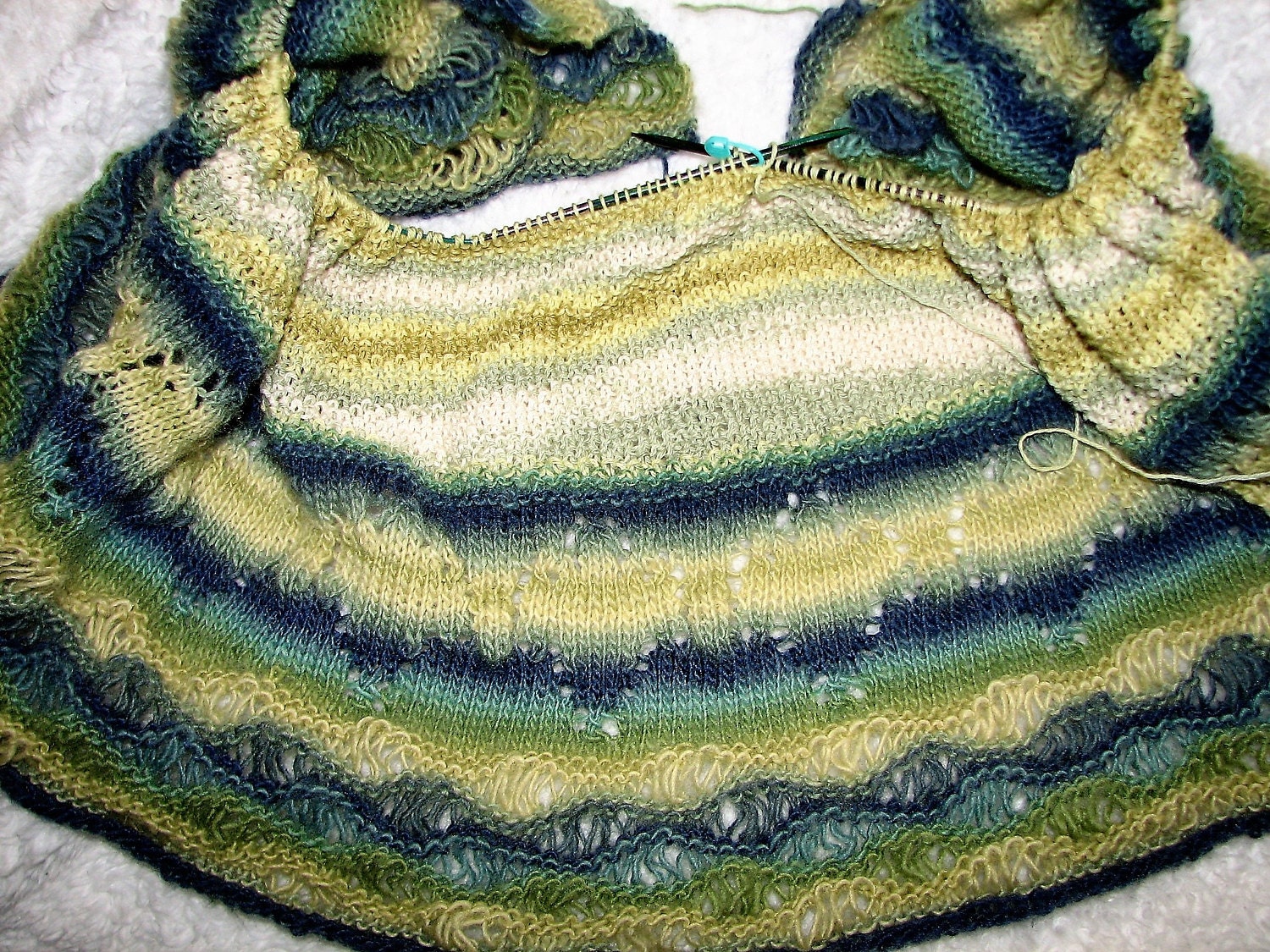 sea turtle shawl/shawlette