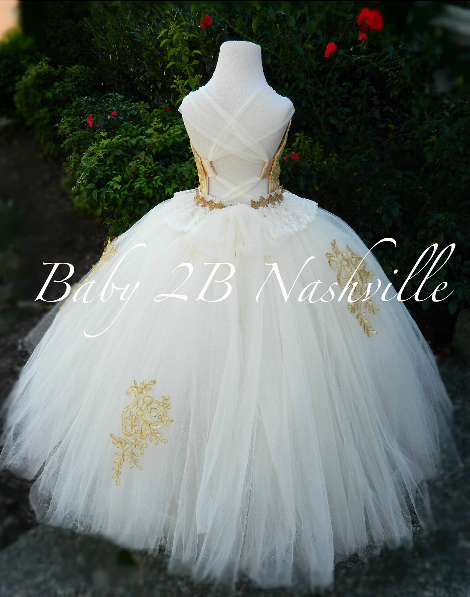 lace up back with soft chiffon...