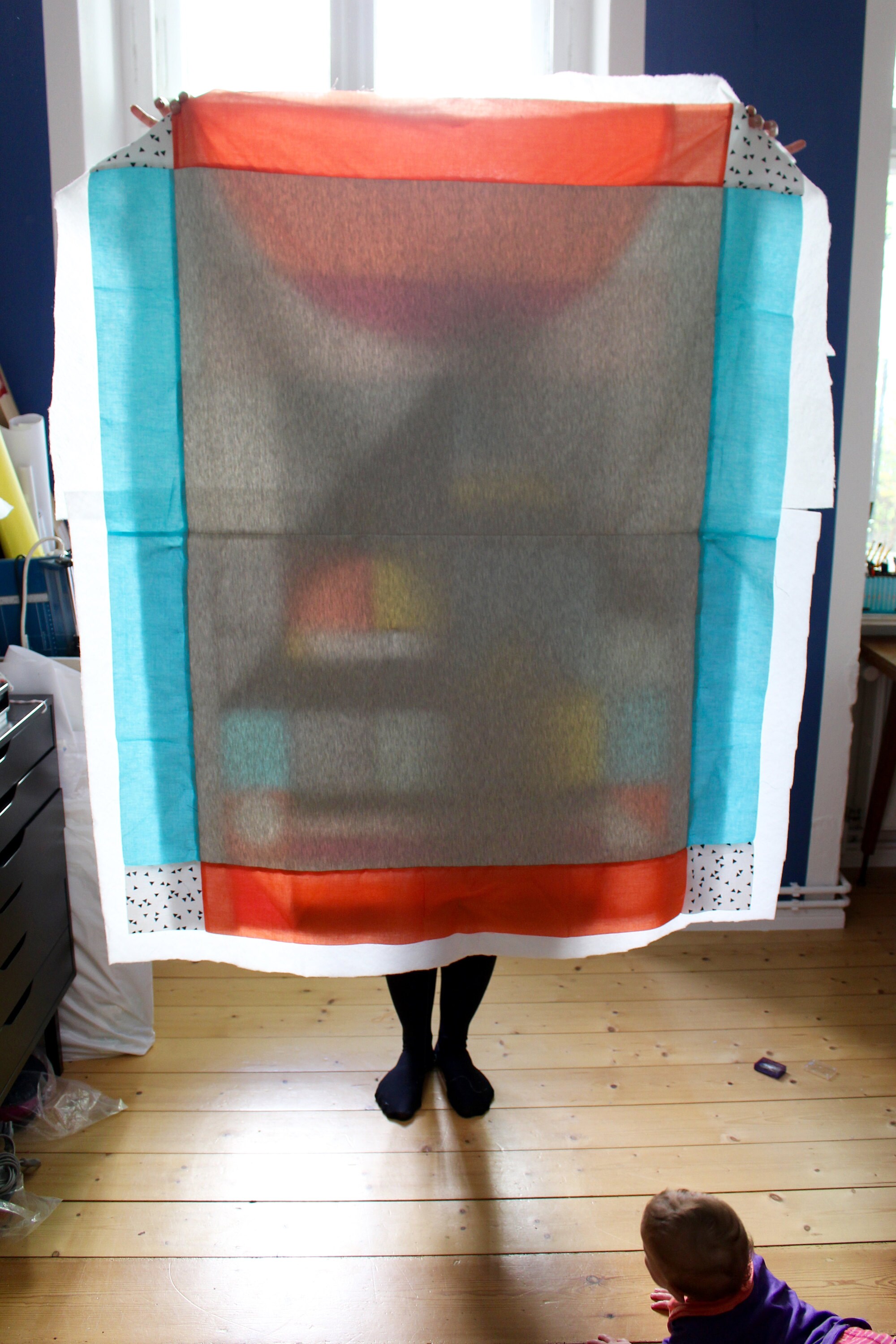 Quilt by Karolin Reichardt / Boat and Balloon