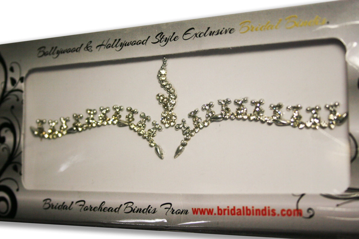 SILVER Bridal Bindi Design