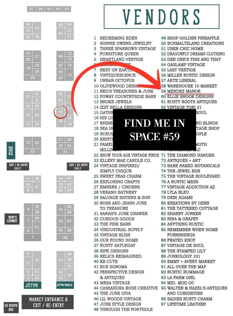 Junk In The Trunk Vendor Map