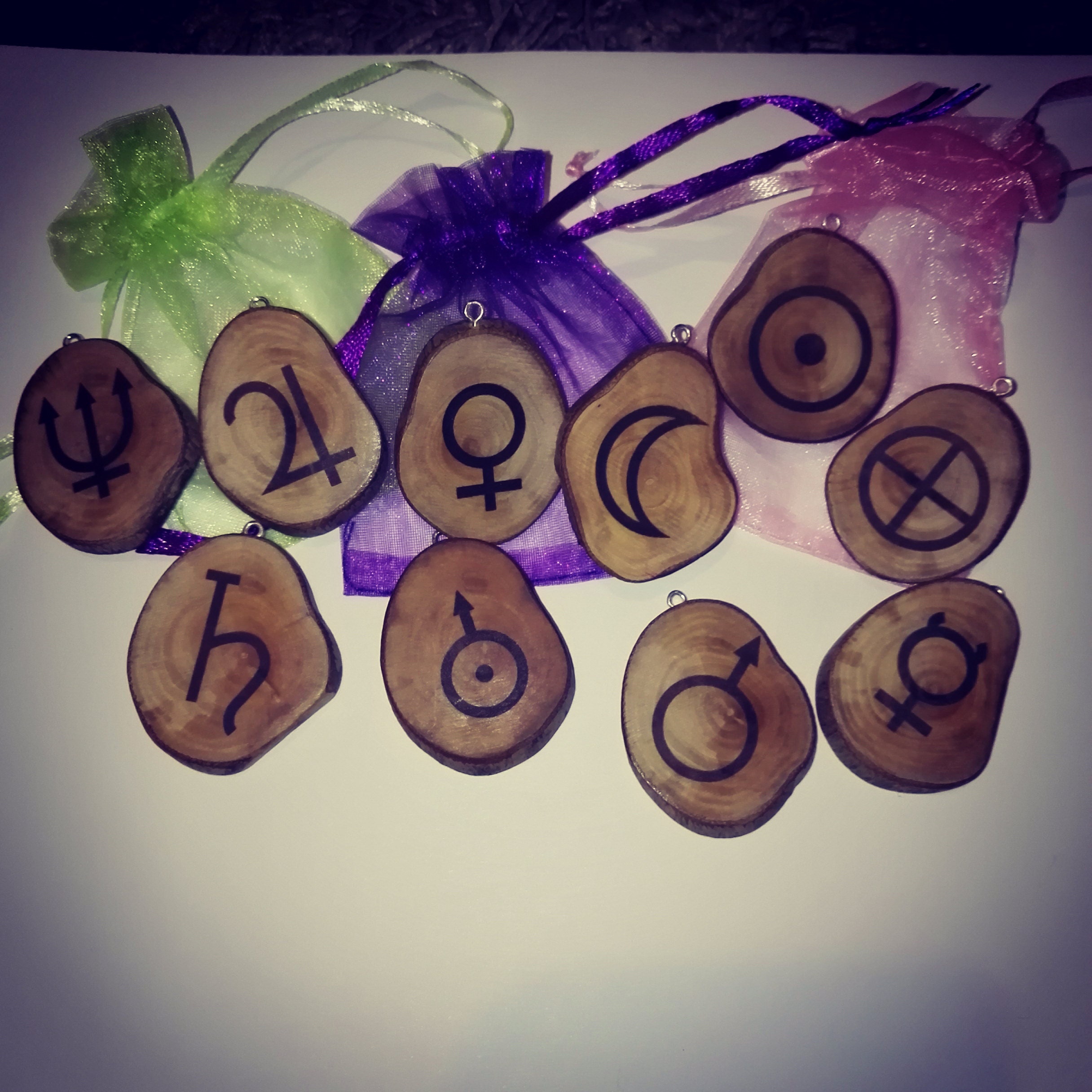 Celestial Symbol Charms by Retrosheep