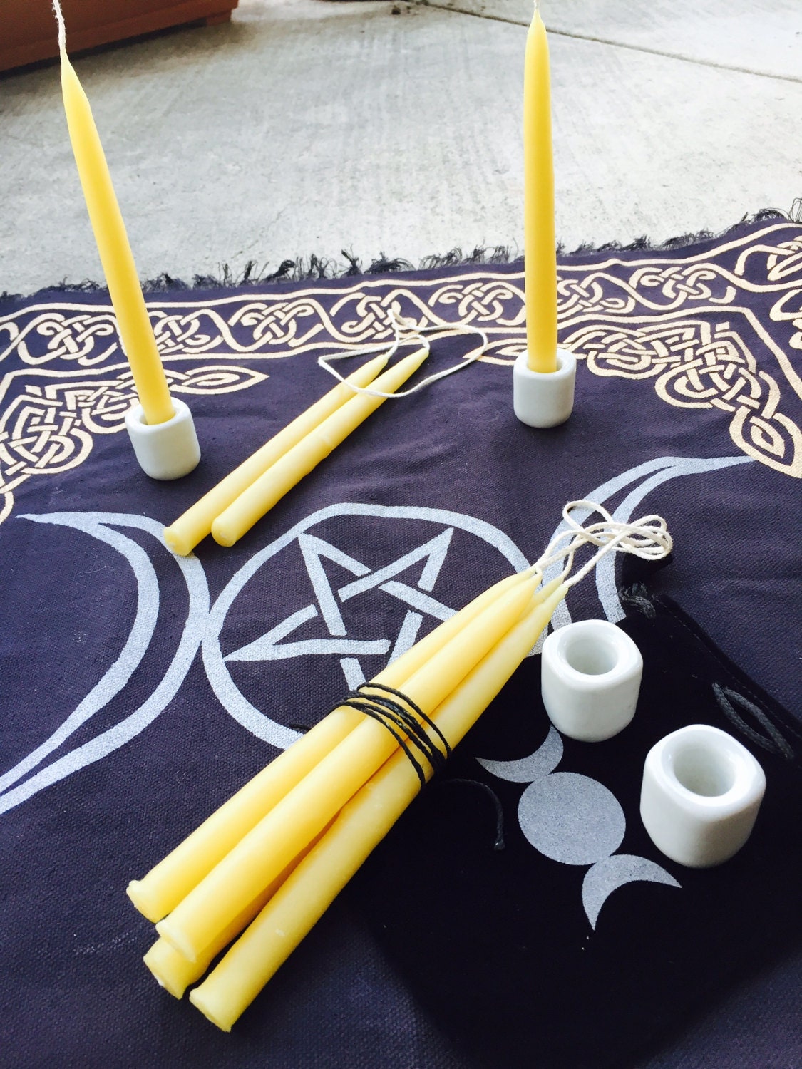 Pure beeswax hand dipped Chime Candles