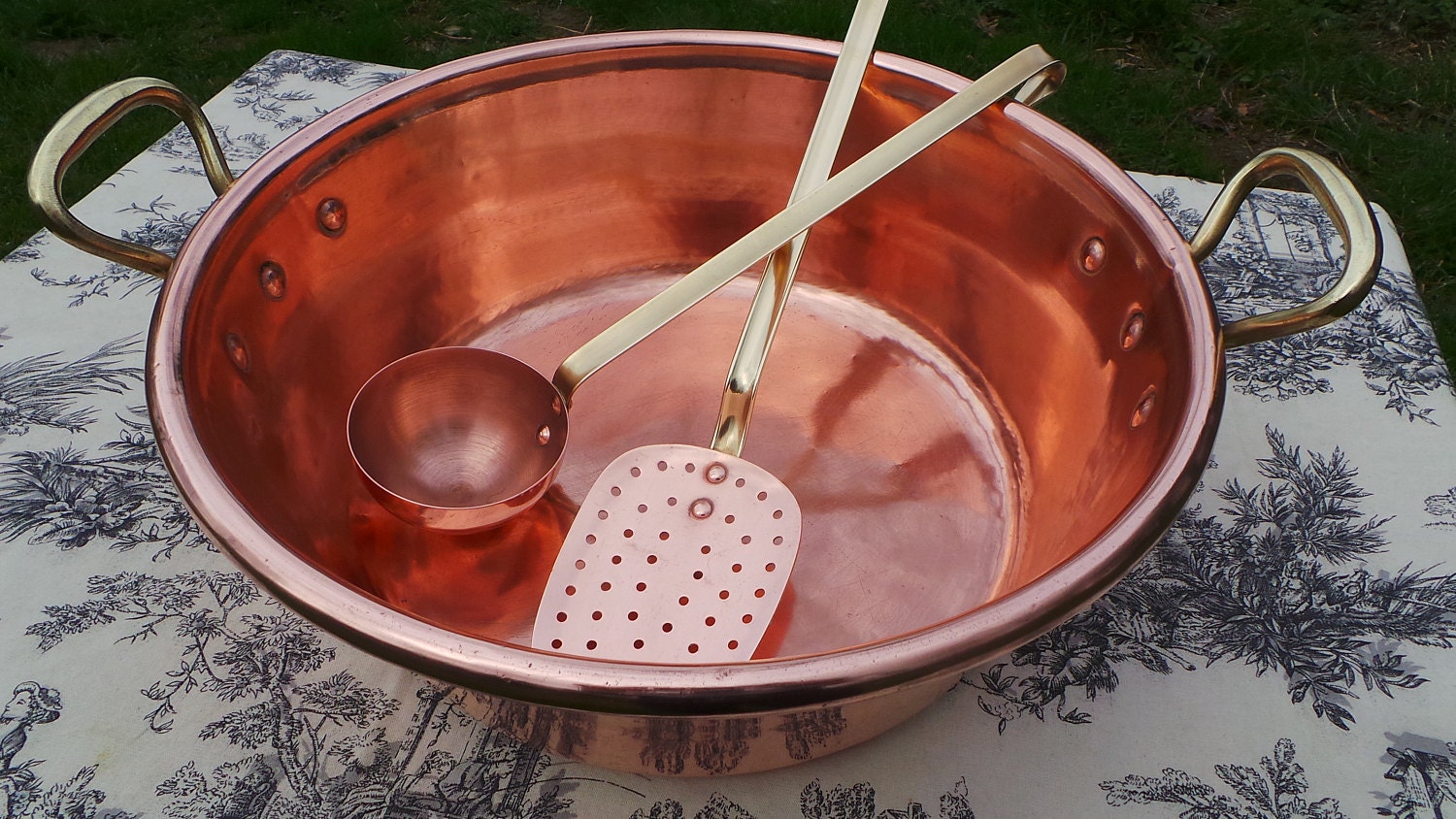 Unlined Jam Pan, pure gorgeous copper!