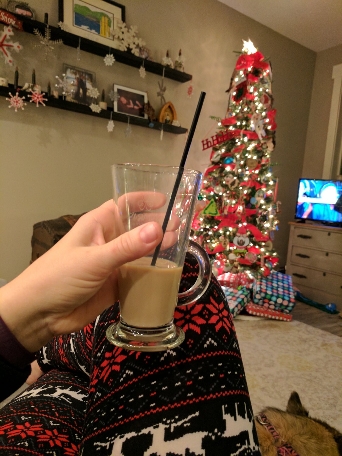Yum. Coffee and Baileys.