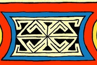 Maze pattern from Christmas card, by Marcel R. Dion
