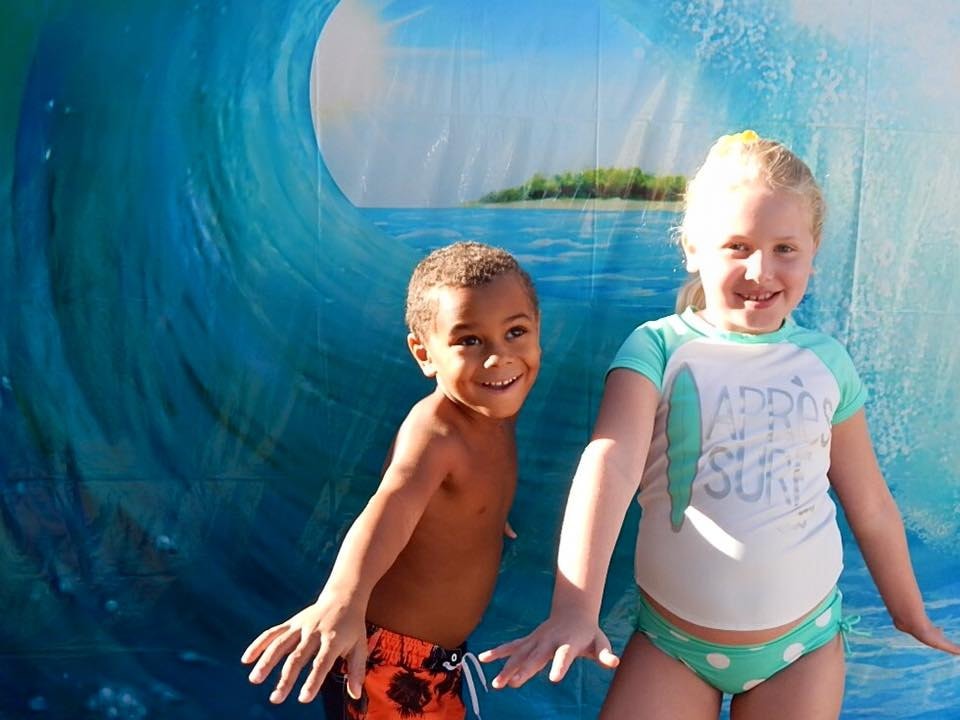 beach themed photo booth