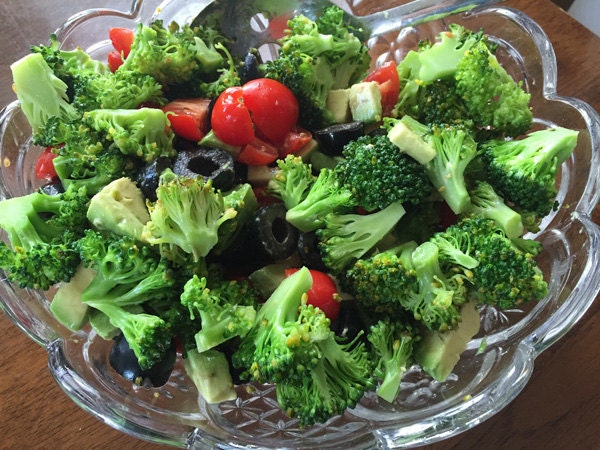 Kid Cook: Qs Summer Salad recipe on Peace, Baby! Batiks