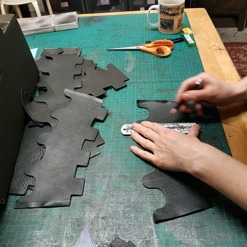 Preparing parts for 9-Pack harmonica cases