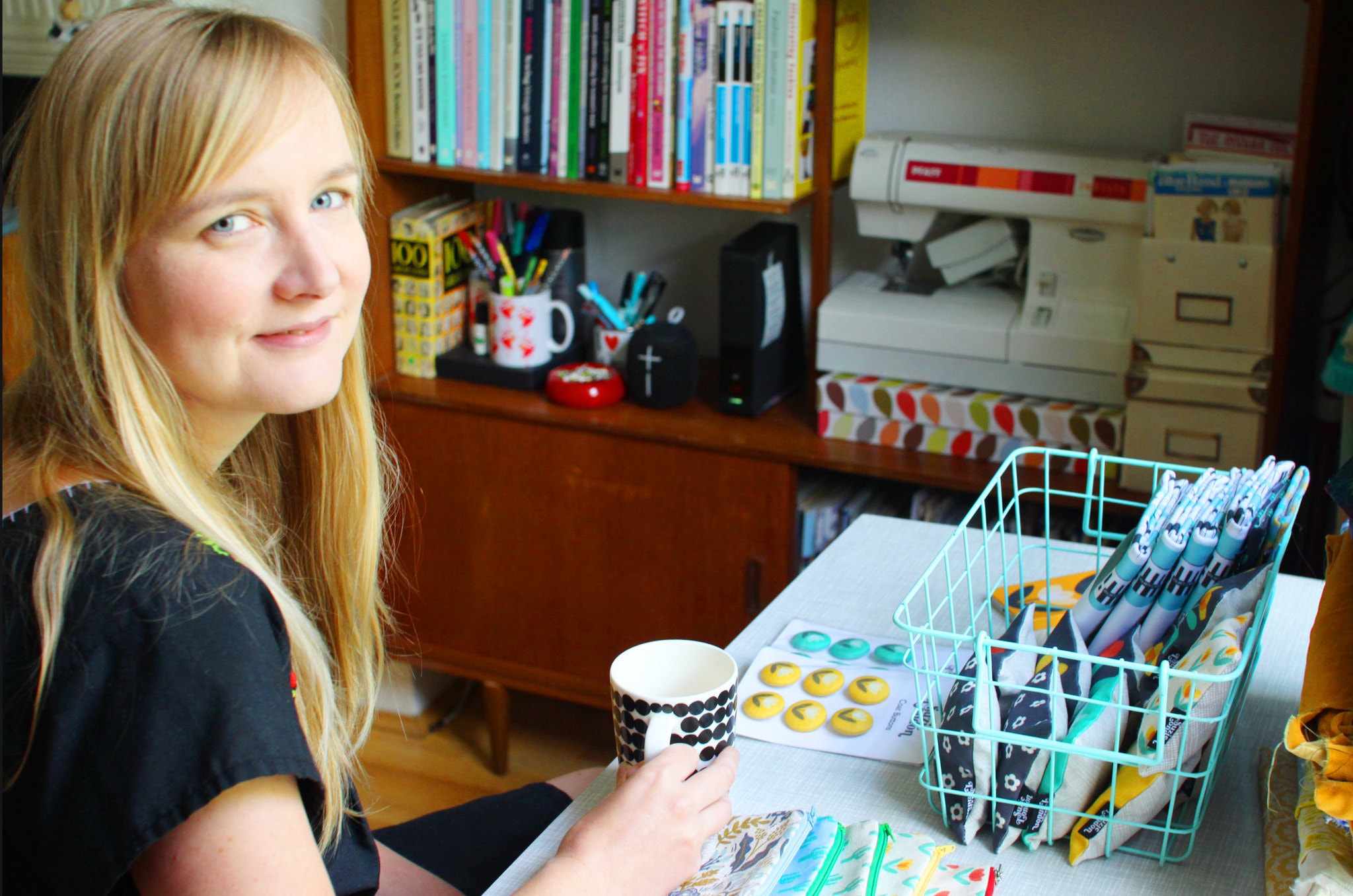 Suzie London in her North London studio. Photo by The Sundown Society