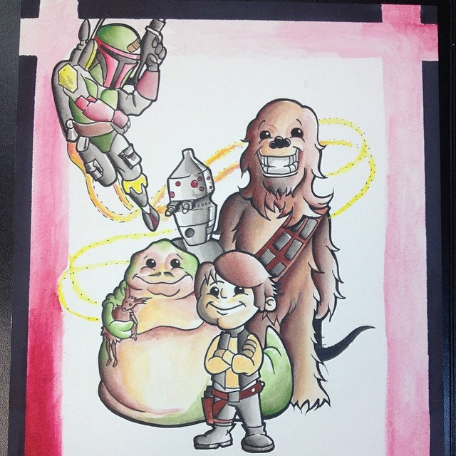 Painting for a younglings domicile.