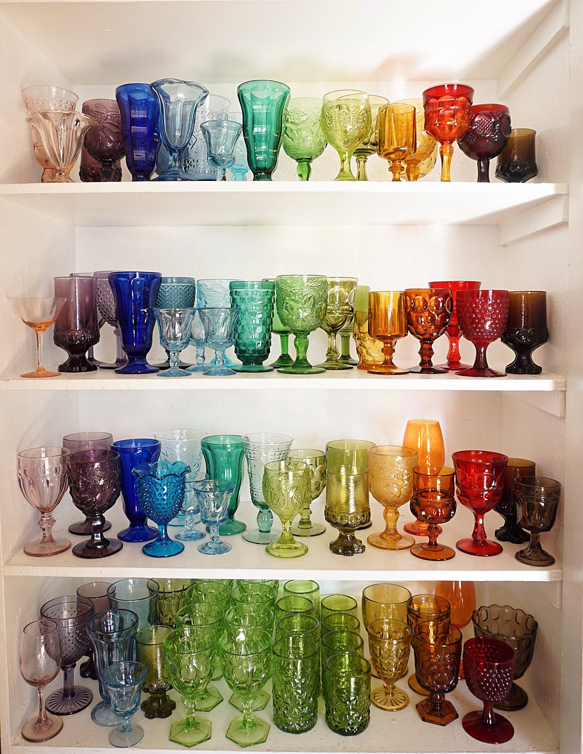 Vintage Glass Goblets