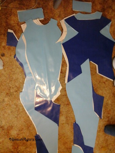 Zero Suit:  Panel Pieces