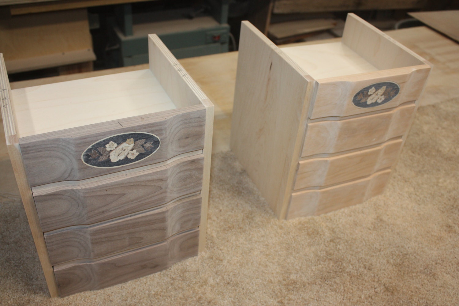 Making a Walnut and Cherry Wood 4 Drawer Jewelry Box
