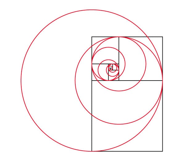 Fibonnaci circles