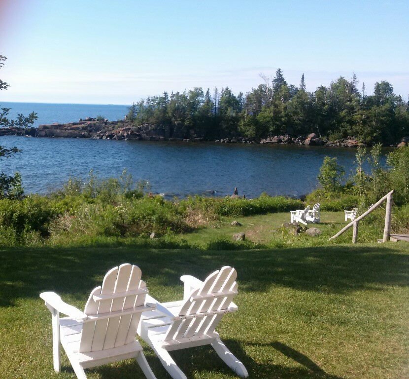 peaceful view of lake superior