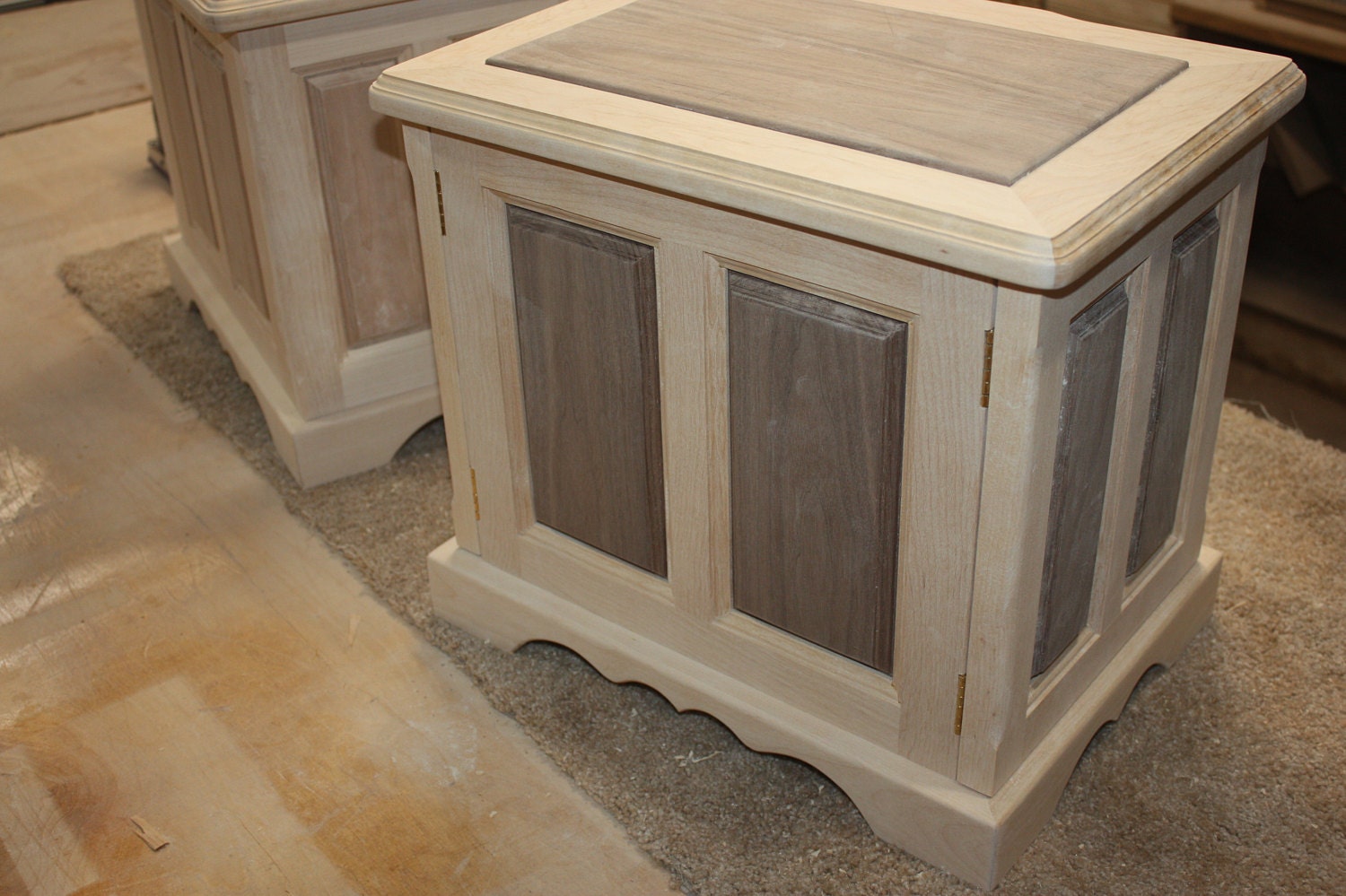 Handmade Raised Panel Large Jewelry Boxes