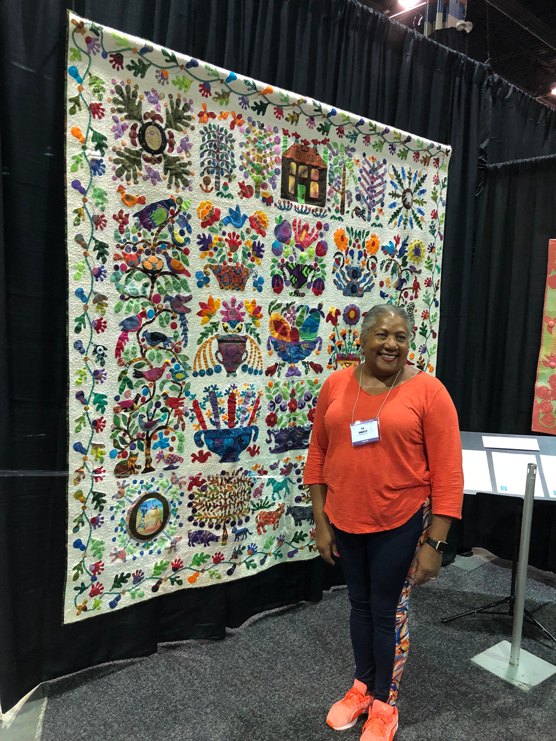 Choose to Bloom Exhibited at Chicago Quilt Festival