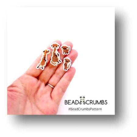 Meerkat Bead Set by Bead Crumbs