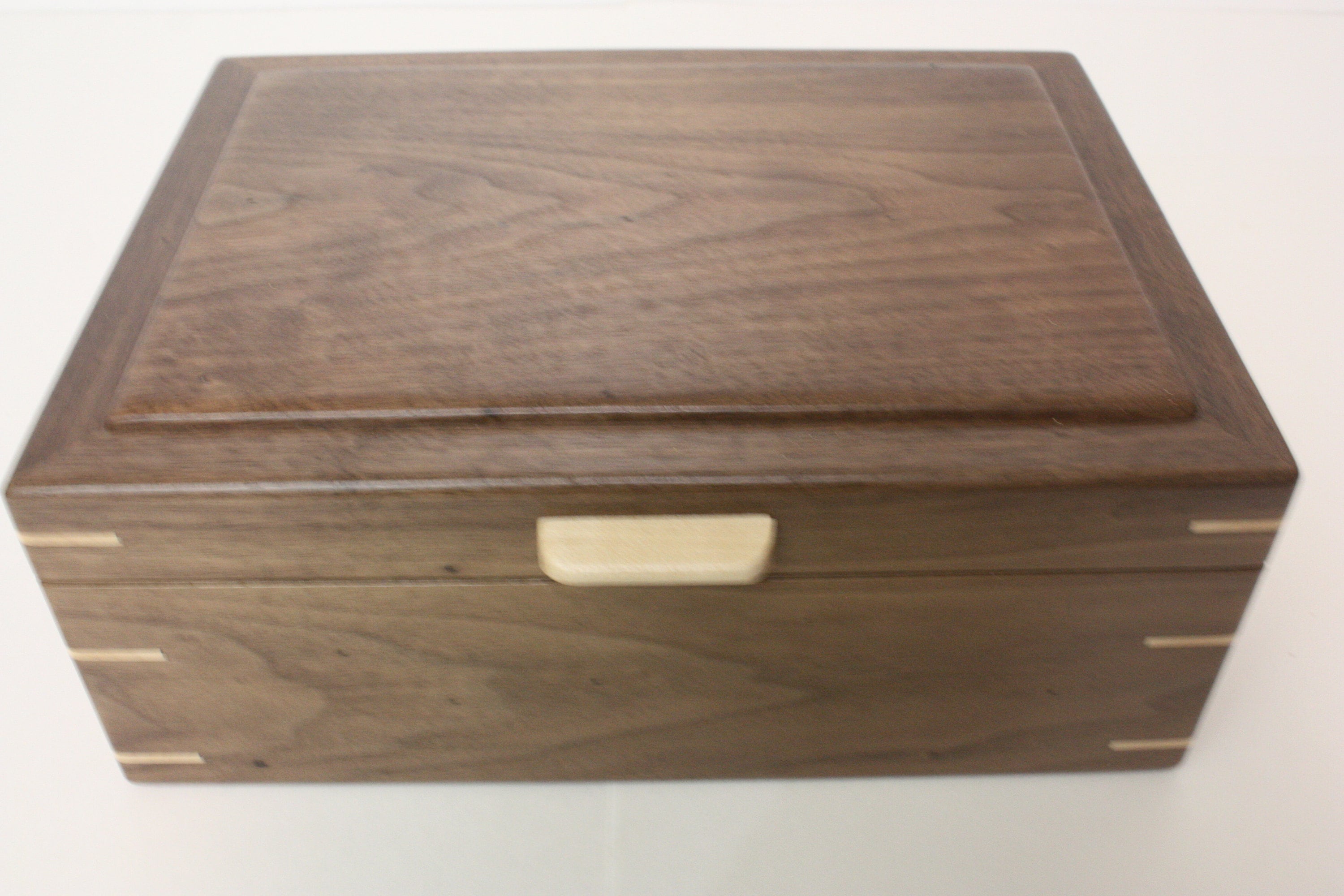 Black Walnut Wood Box For Sale