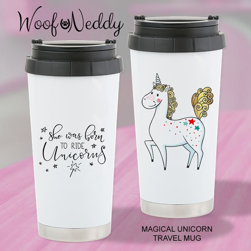 Unicorn travel mug