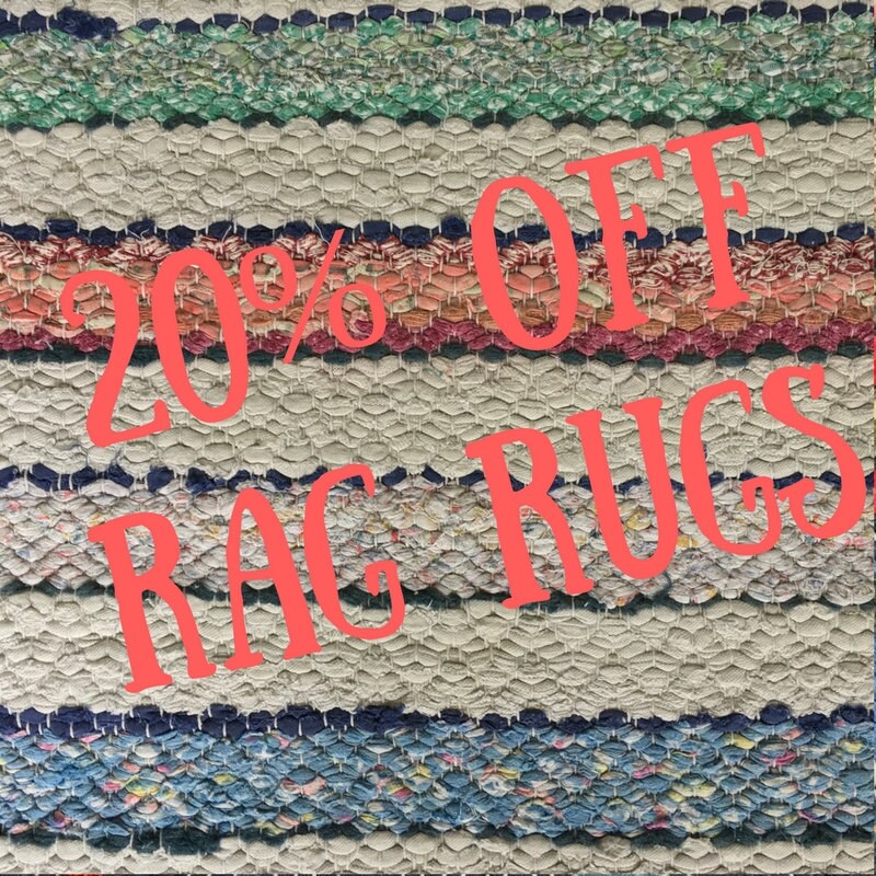 20% off rag rugs