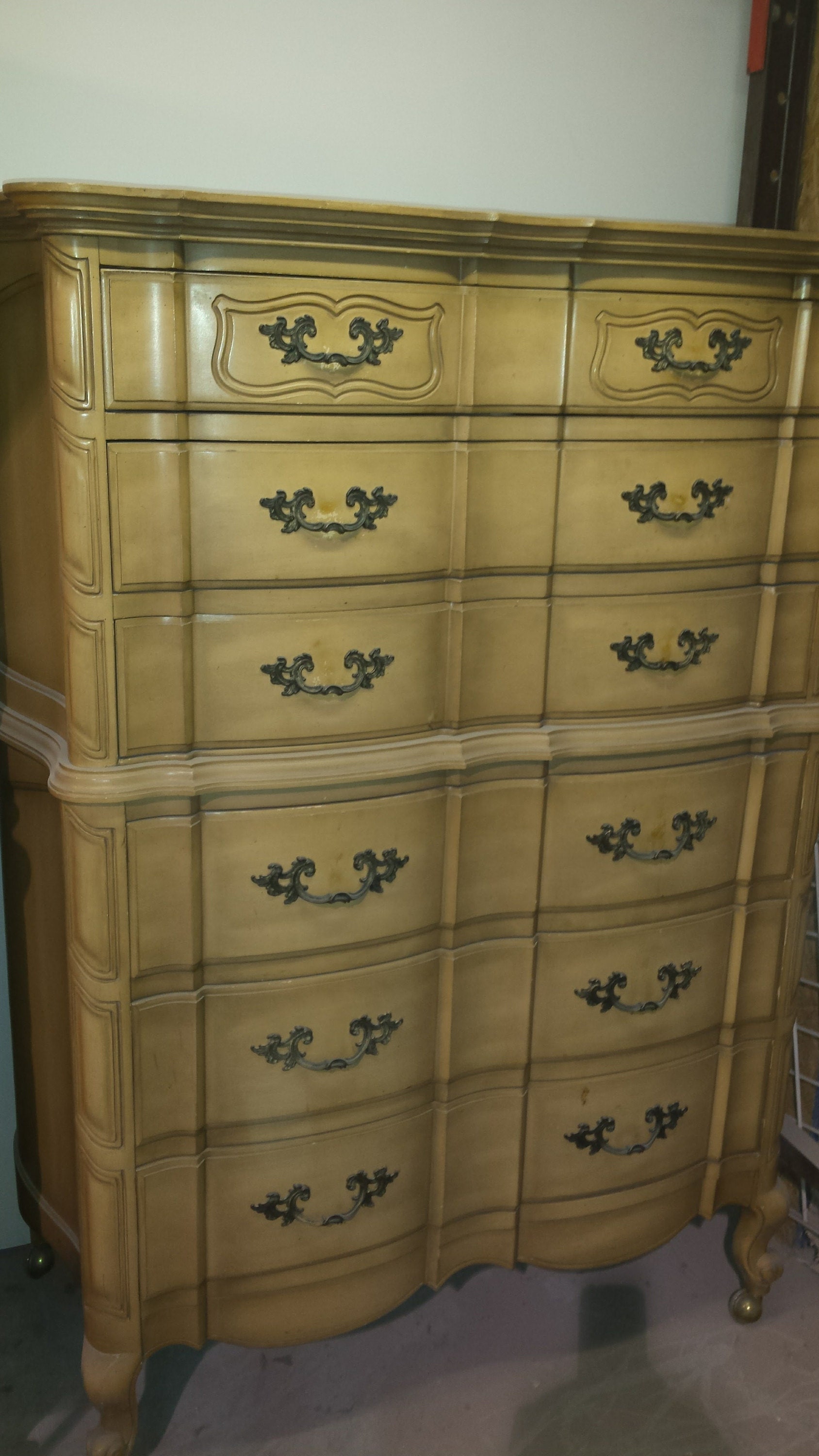 metallic, vintage, bedroom, furniture, shabby chic, french, france, furniture