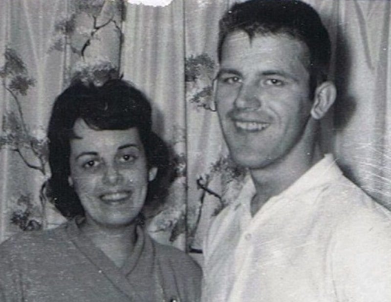 photo of my parents taken around 1959