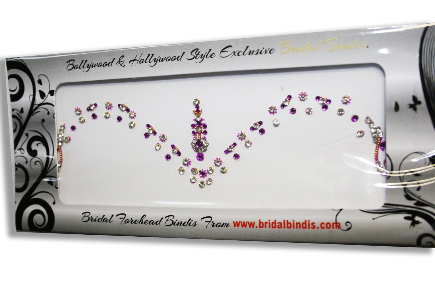 Purple Violet Bridal Bindi Design