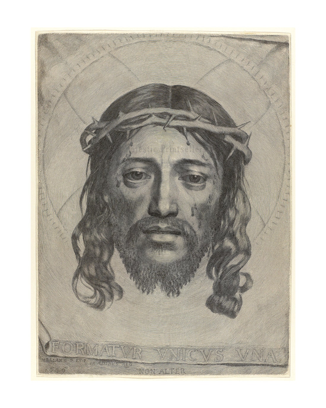 The Face of Christ by Claude Mellan x Majestic Prints