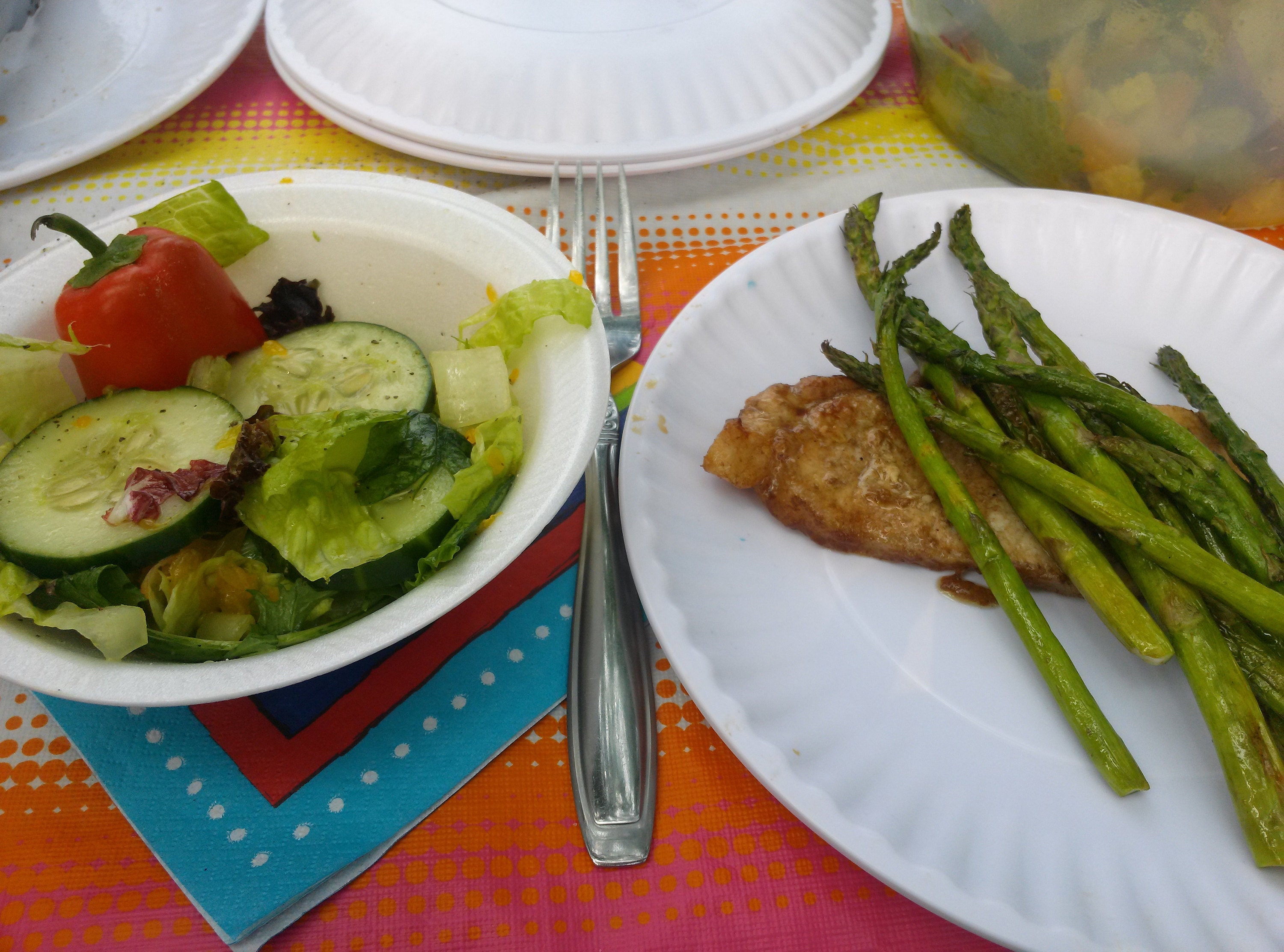 grilling and picnic