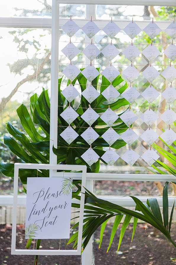 Flamboyant Invites Seating Plan/ Escort Cards