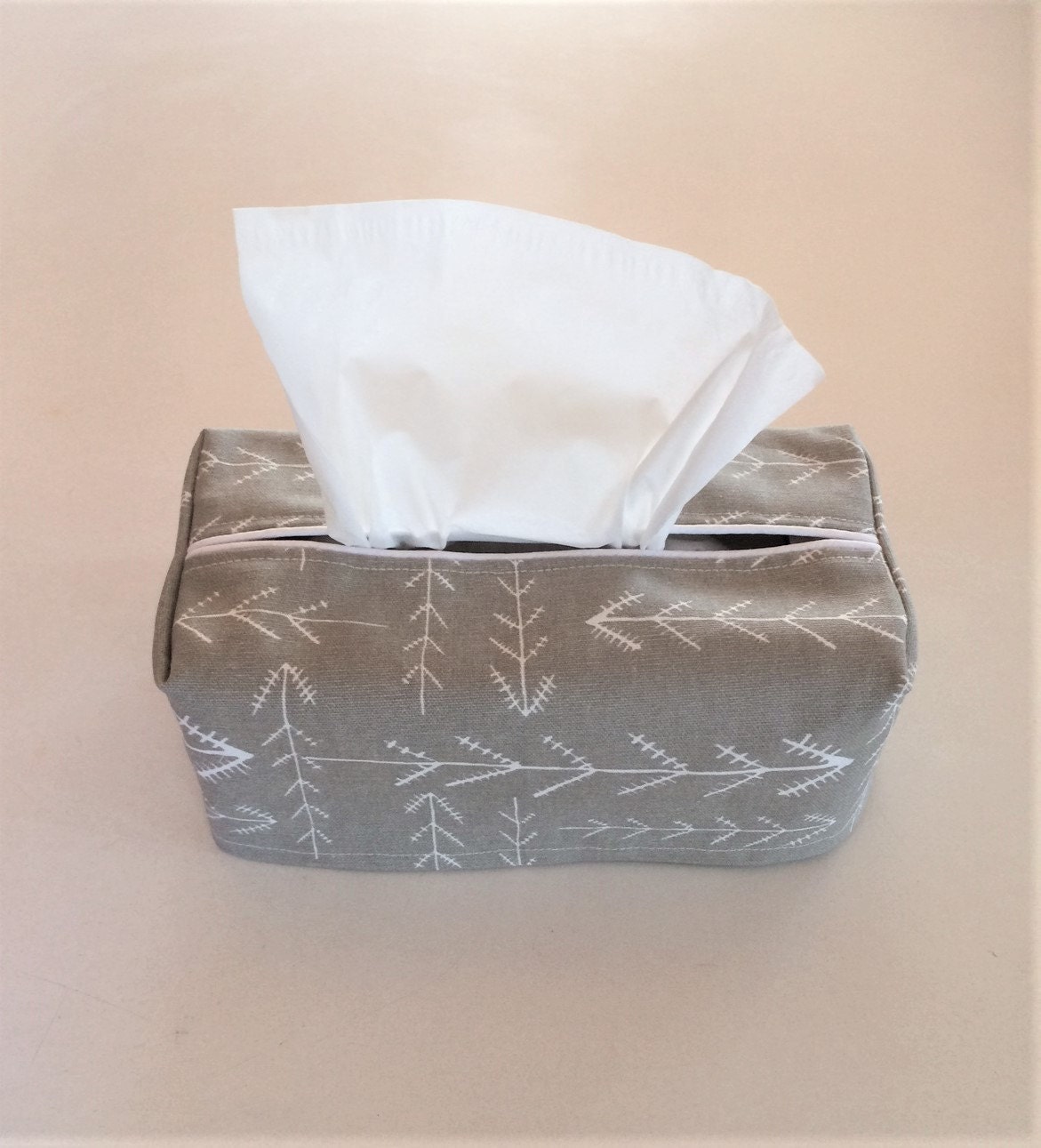 Arrow Stitch Tissue Box Cover