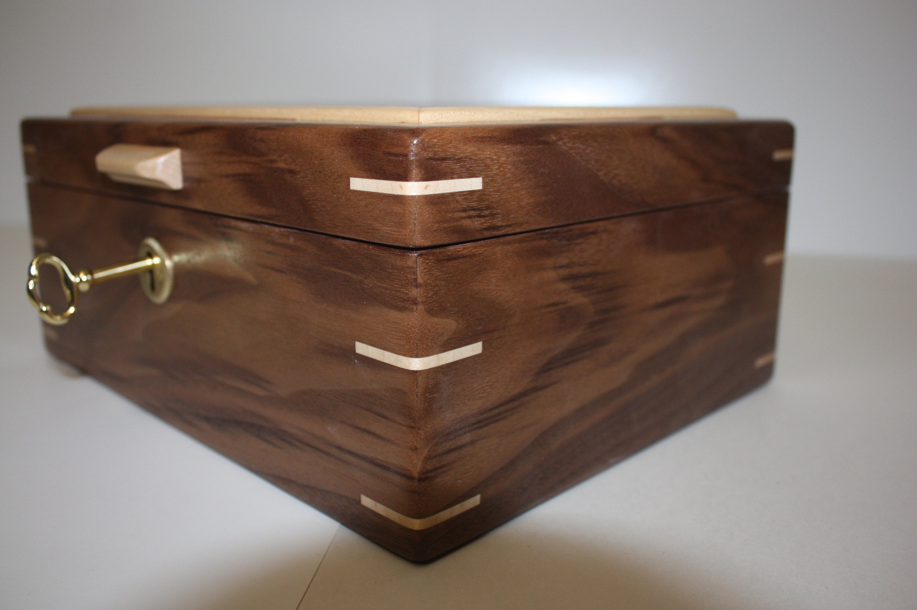 Handmade Locking Wood Box